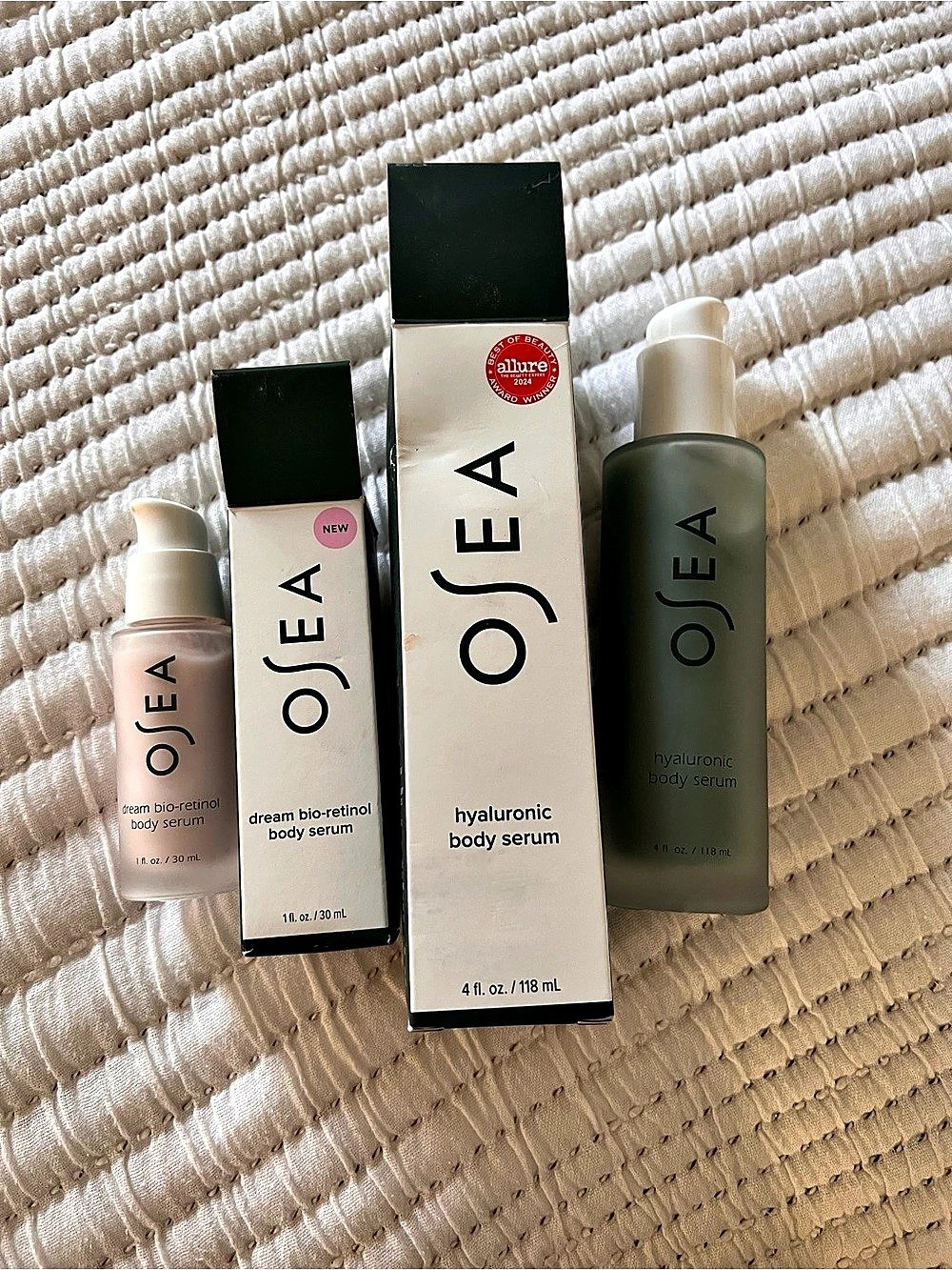 OSEA Dream Bio-Retinol Body Serum & Hyaluronic Body Serum Set